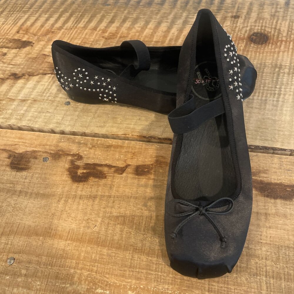 Jeffrey Campbell x FP x UL Stars Align Ballet Flats NWOB Black Size 7.5 - Picture 5 of 12
